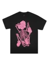 Kaws Skeleton-print T-shirt In Black