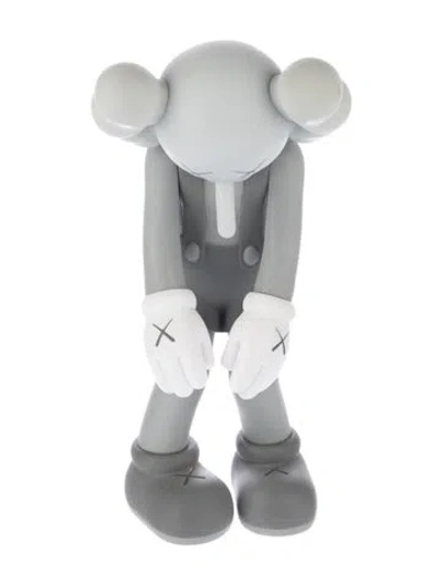 Pre-owned Kaws Small Lie Companion Vinyl Figure In Grey