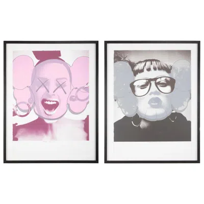 Pre-owned Kaws Super Model #1 & #2 By  In Gray