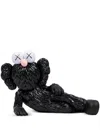 Kaws Time Off Vinyl "black" Figure In Black