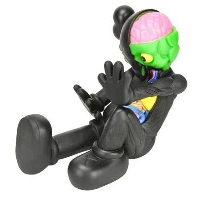 Pre-owned Kaws Wonderful Modern  Seated Black Dissected Flayed Companion 2013 Sculpture