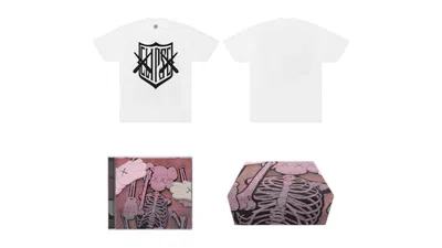 Pre-owned Kaws X Clipse Lgseo Tee Shirt 8 Box Set In White