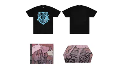 Pre-owned Kaws X Clipse Lgseo Tee Shirt 9 Box Set In Black