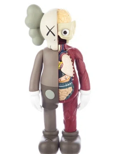 Pre-owned Kaws X Medicom Brown Companion (flayed)