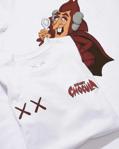 Pre-owned Kaws X Monsters Count Chocula T-shirt In White