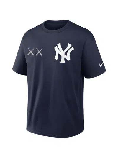 Kaws X Nike X Aaron Judge New York Yankees Mlb T-shirt In Multi