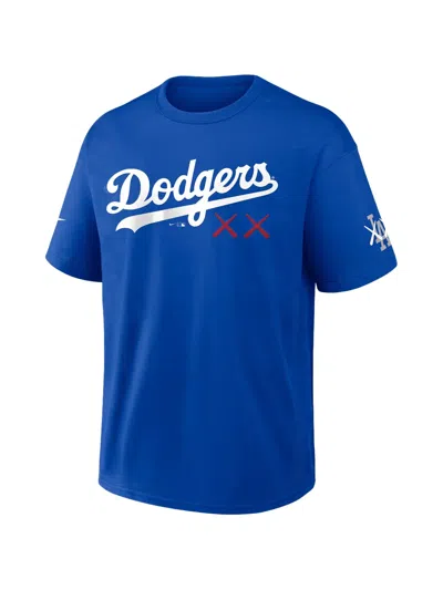 Kaws X Nike X Shohei Ohtani Max90 Los Angeles Dodgers T-shirt In Blue