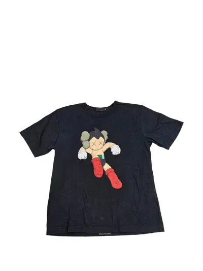 Kaws X Original Fake Tezuka Productions Astro Boy T-shirt In Black