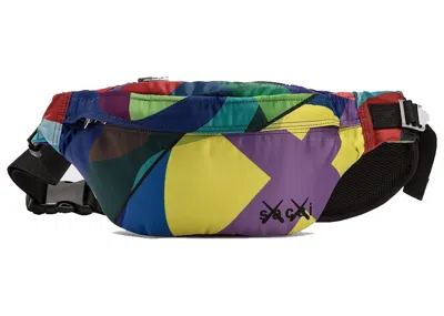 Pre-owned Kaws X Sacai Bum Bag In Multi