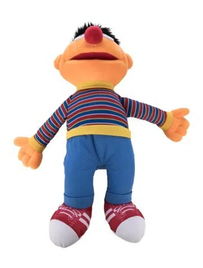 Pre-owned Kaws X Sesame Street Ernie Plush In Orange