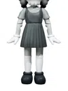 Kaws X Squid Game Young-hee "monotone" Figurine In Grey