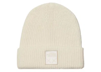 Pre-owned Kaws X The North Face Beanie (fw22) In Moonlight Ivory