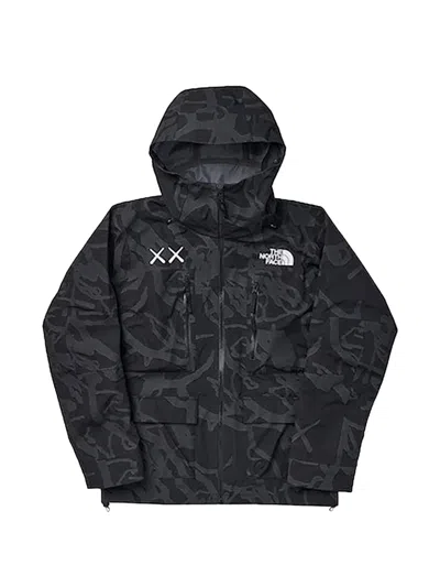 Kaws X The North Face Freeride Jacket In Black