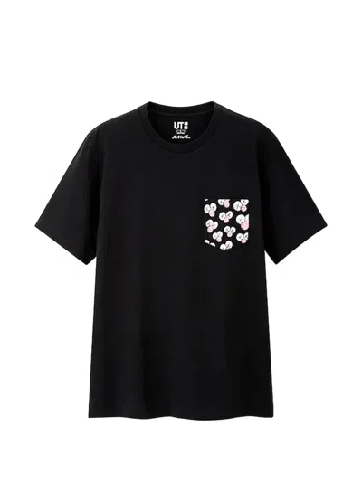 Kaws X Uniqlo Bff-pocket T-shirt In Black