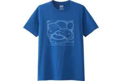 Pre-owned Kaws X Uniqlo Chum Tee Shirt In Blue