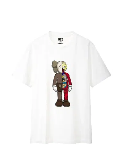 Kaws X Uniqlo Flayed T-shirt In White