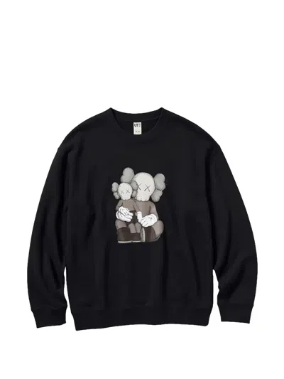 Kaws X Uniqlo Graphic-print Sweatshirt In Black
