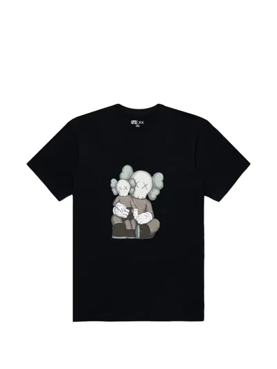 Kaws X Uniqlo Graphic-print T-shirt In Black