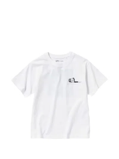 Kaws X Uniqlo Ut Artbook Cover T-shirt In White