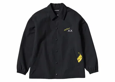 Pre-owned Kaws X Uniqlo Warhol Coach 474138 Jacket In Black