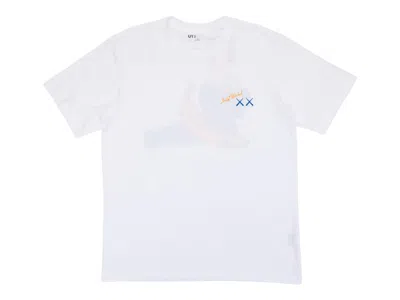 Pre-owned Kaws X Uniqlo Warhol Ut Graphic 471321 T-shirt In White