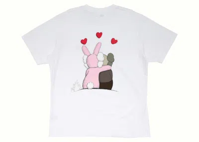 Pre-owned Kaws X Uniqlo Warhol Ut Graphic 476350 T-shirt In White