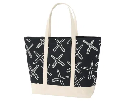 Pre-owned Kaws X Uniqlo X Logo Tote Bag In Black
