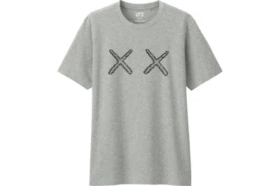 Pre-owned Kaws X Uniqlo Xx Tee Shirt In Gray