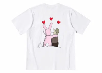 Pre-owned Kaws X Warhol Ut Graphic 476350 T-shirt (asia Sizing) In White