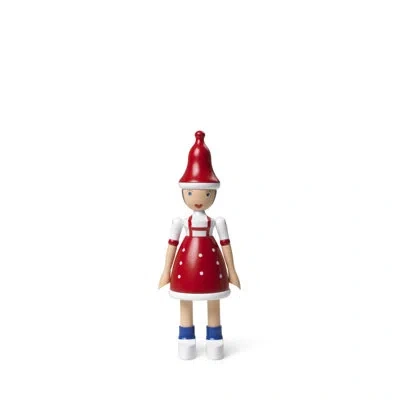 Kay Bojesen Christmas Lise Figurine In Blue;white;red