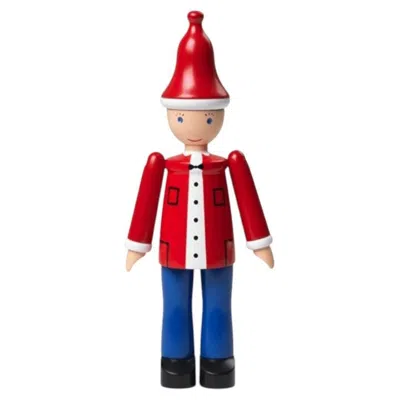 Pre-owned Kay Bojesen Christmas Ole Figurine By , Fsc Wood, Scandinavian Style In Brown