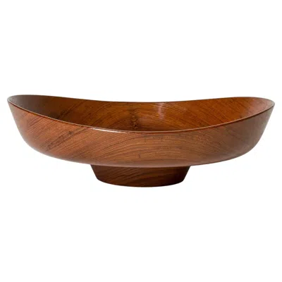 Pre-owned Kay Bojesen Danish Midcentury Modern Teak Bowl By Finn Juhl, , Denmark, 1950s In Brown