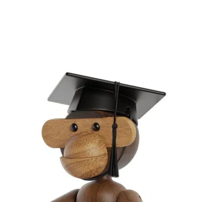 Kay Bojesen Graduation Hat Black In Brown
