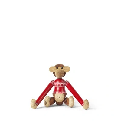 Kay Bojesen Monkey Christmas Jumper 2024 Small Teak/limba In Teak;limba