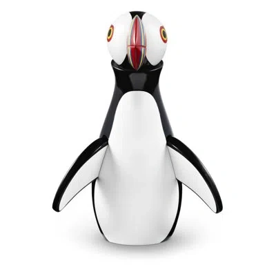 Kay Bojesen Puffin Figurine In Black;white