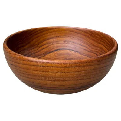 Pre-owned Kay Bojesen Teak Bowl, Denmark, C.1960 In Brown
