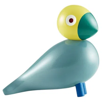 Pre-owned Kay Bojesen Turquoise Songbird Sculpture - Scandinavian Modern Design In Brown