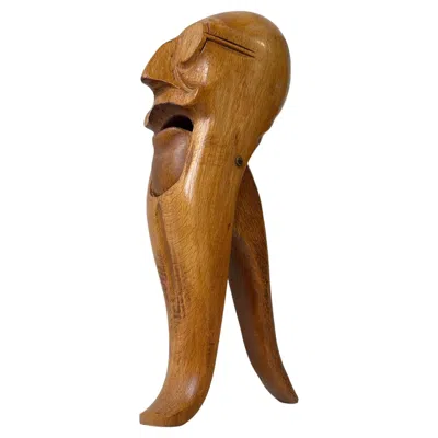 Pre-owned Kay Bojesen Vintage Primeminister Stauning Beech Nutcracker , 1930s In Brown