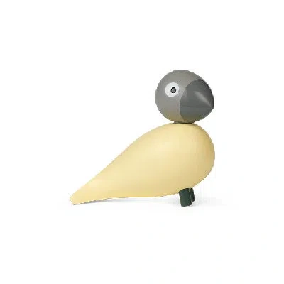 Kay Bojesen Year Bird Bella 2025 - H4.9" Cream/grey In Cream,grey