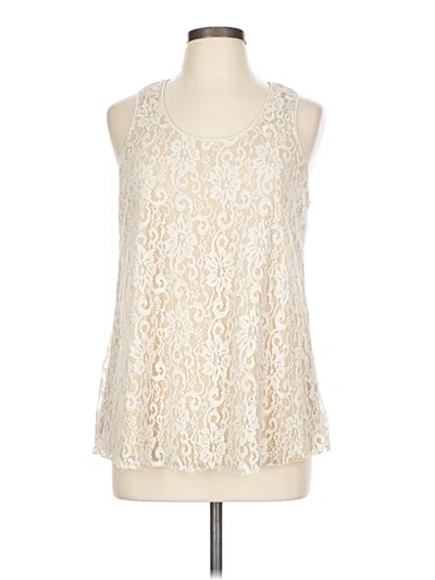 Pre-owned Kay Celine Sleeveless Blouse In White