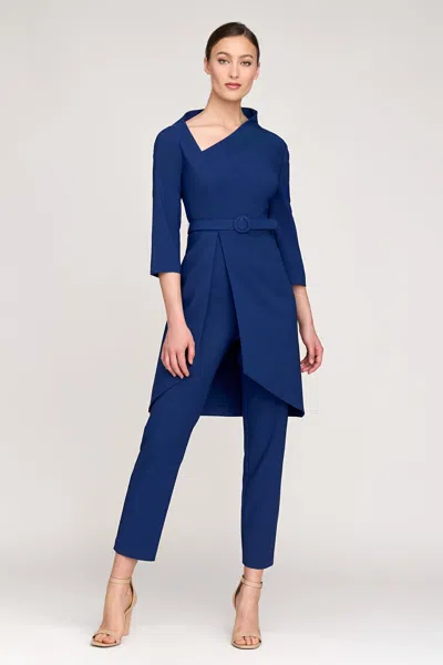 Kay Unger Perdita Jumpsuit In Blue