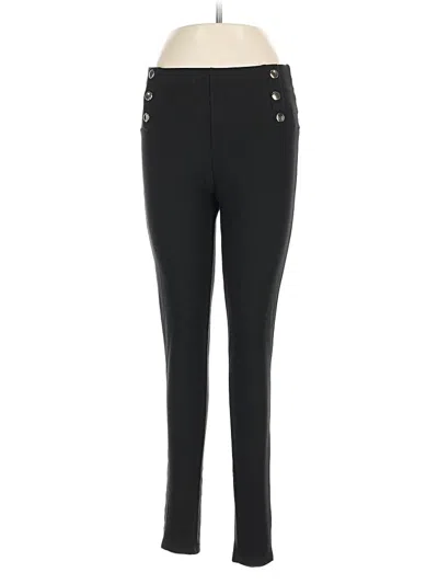 Pre-owned Kay Unger Active Pants In Black