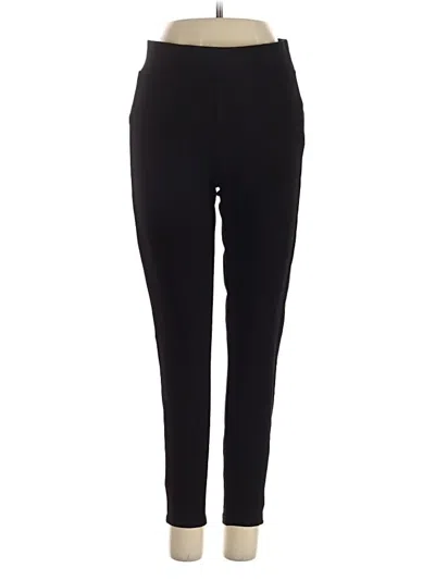 Pre-owned Kay Unger Active Pants In Black