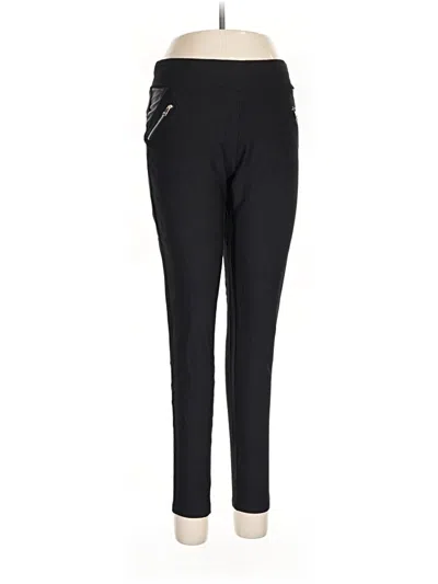 Pre-owned Kay Unger Active Pants In Black