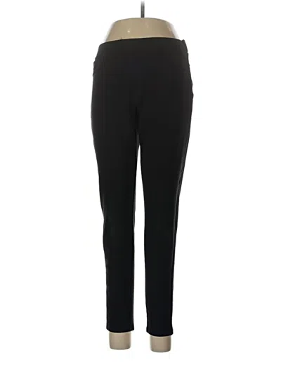 Pre-owned Kay Unger Active Pants In Black