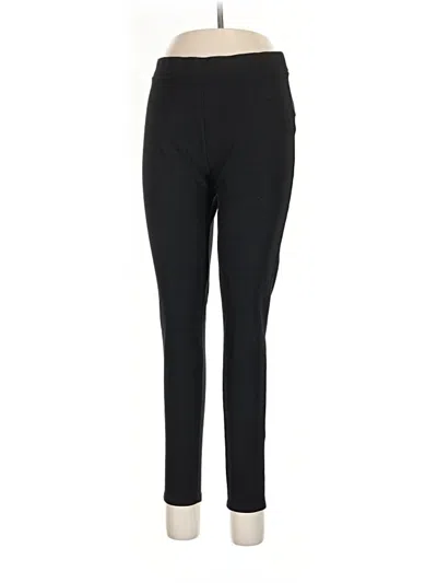Pre-owned Kay Unger Active Pants In Black