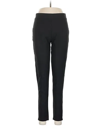 Pre-owned Kay Unger Active Pants In Black
