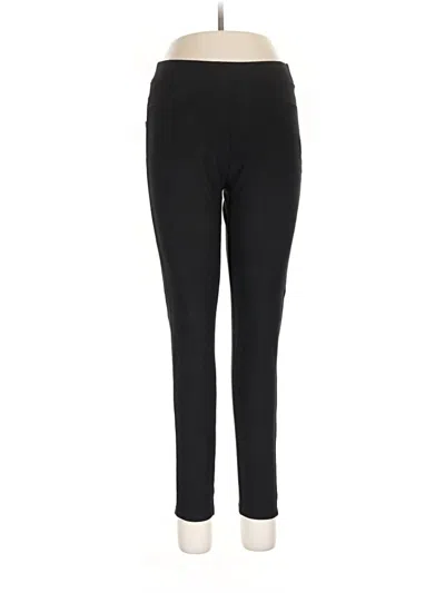 Pre-owned Kay Unger Active Pants In Black