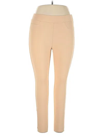 Pre-owned Kay Unger Active Pants In Brown