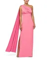 Kay Unger Alessandra Column Gown In Pink